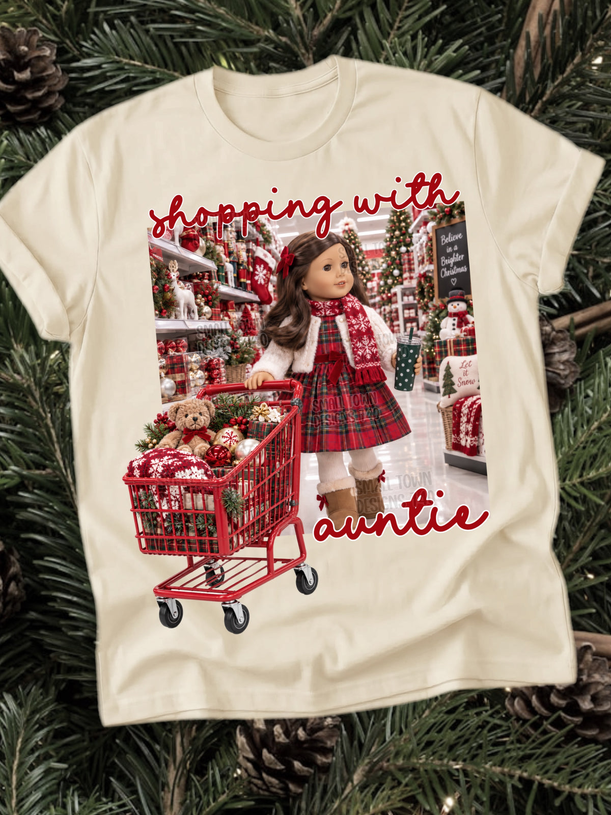 Shopping with auntie doll (STD) DTF Transfer