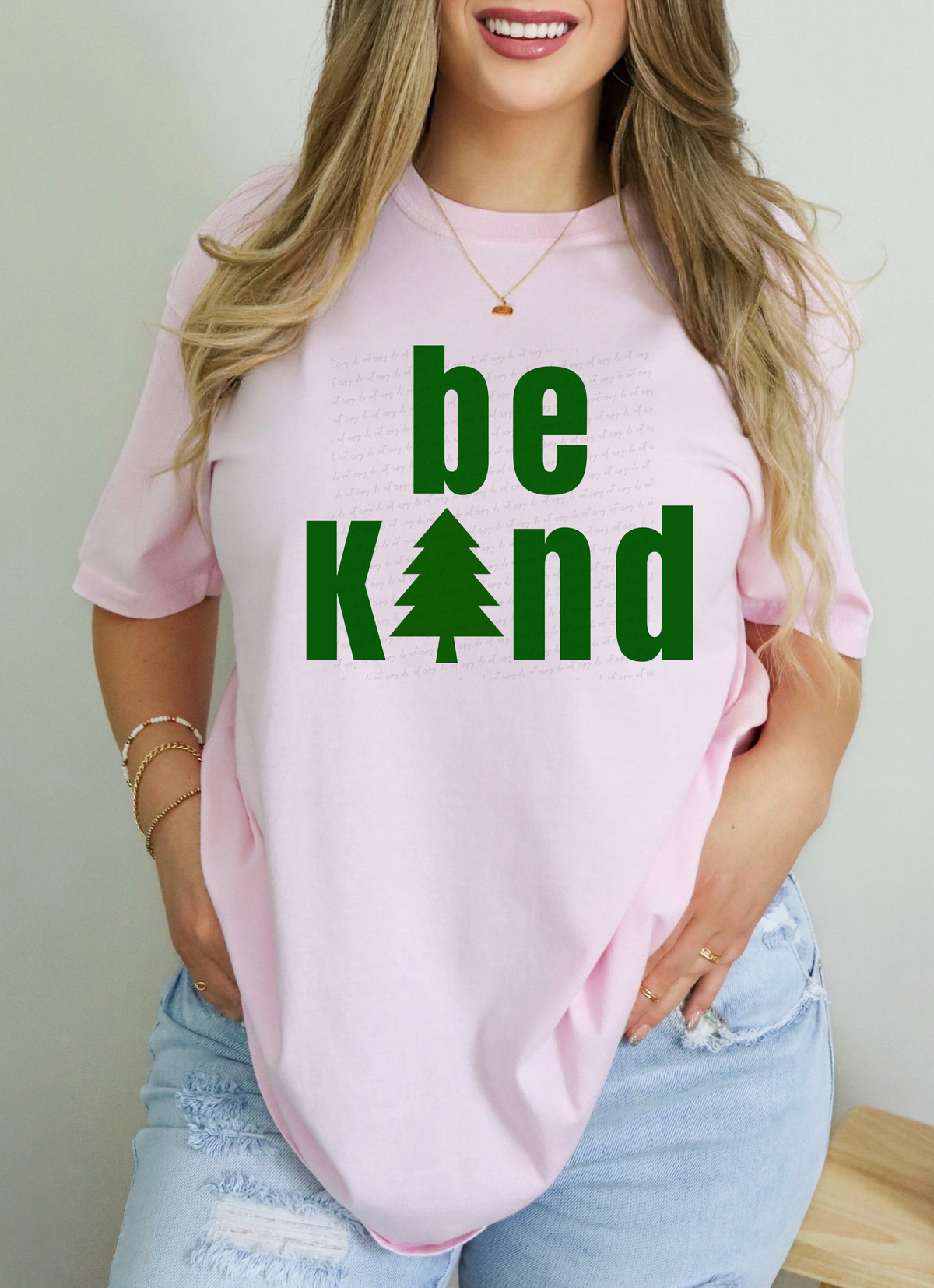 Be Kind Green Font Tree 114986 DTF Transfer