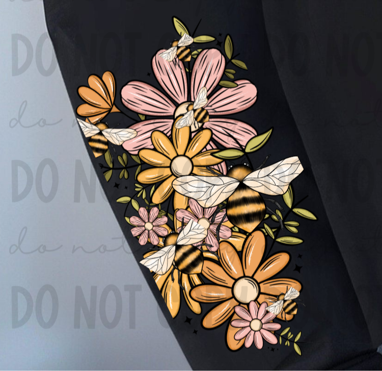 Be Kind Or Be Quiet SLEEVE ONLY *White (Revel) 72641 DTF Transfer