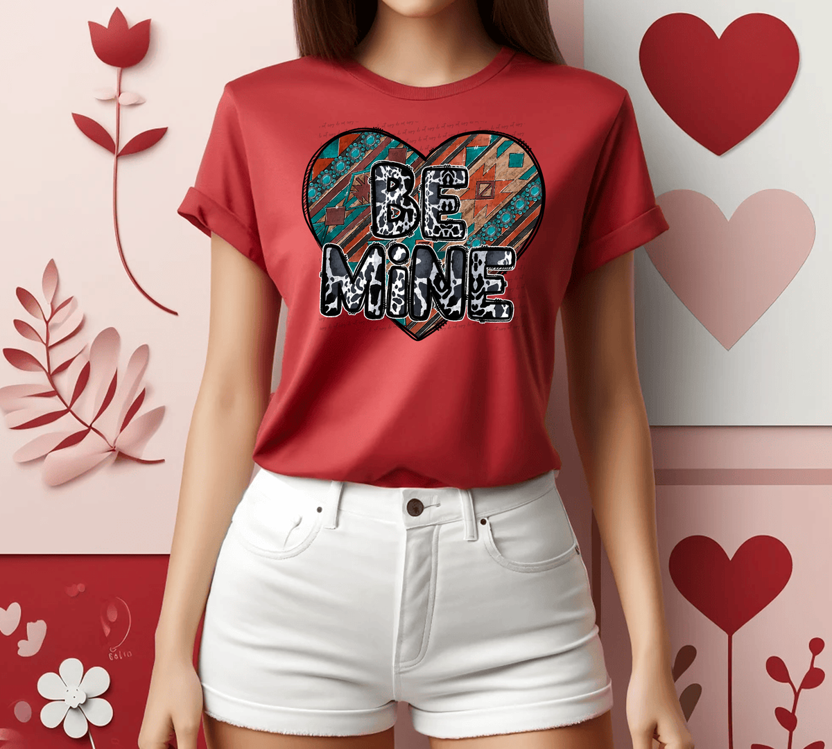 Be Mine Cowhide 71508 DTF transfer