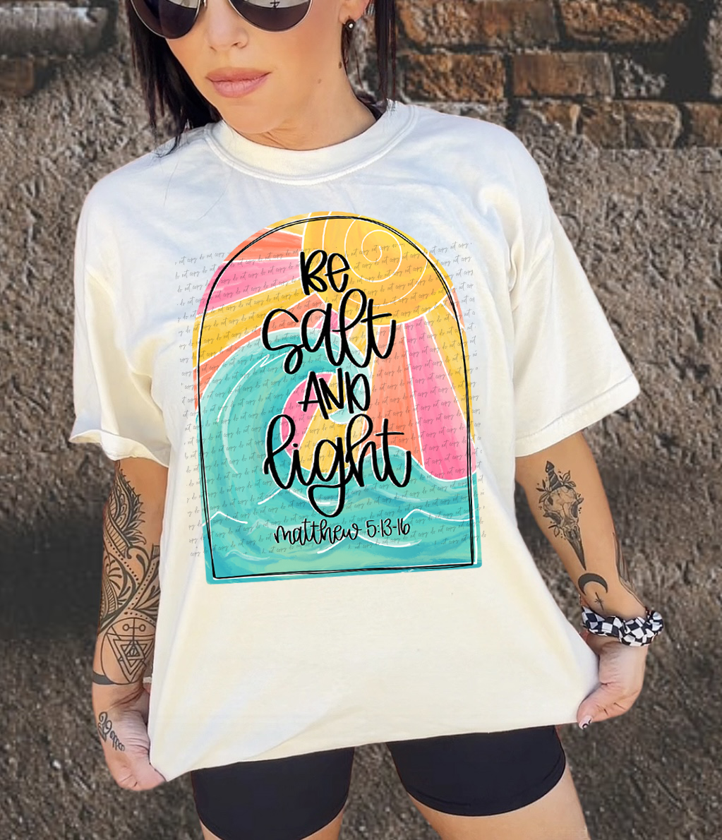 Be Salt And Light Matthew 5:13-16 104671 DTF transfer