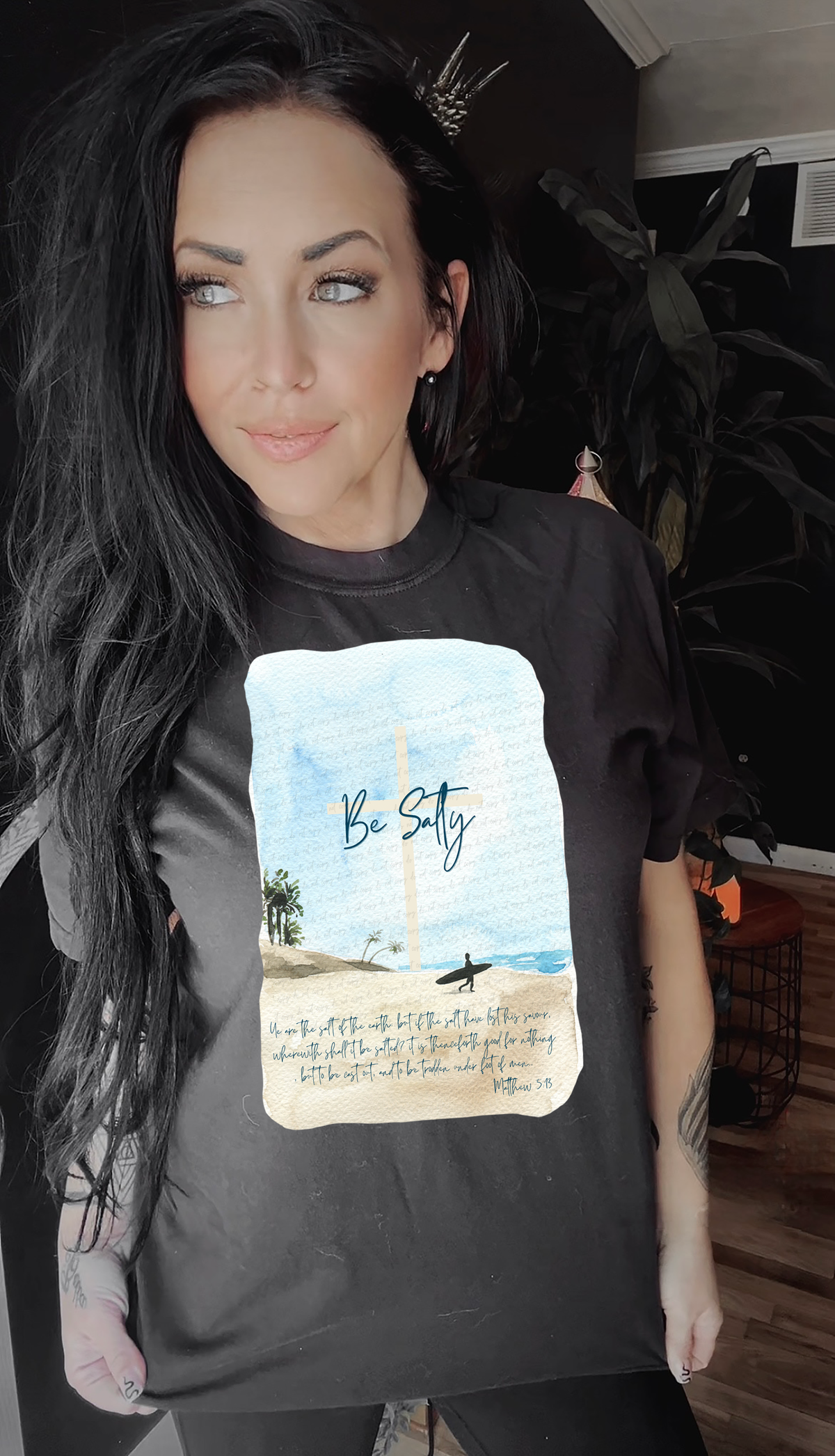 Be Salty You Are The Salt Of The Earth 110100 DTF transfer