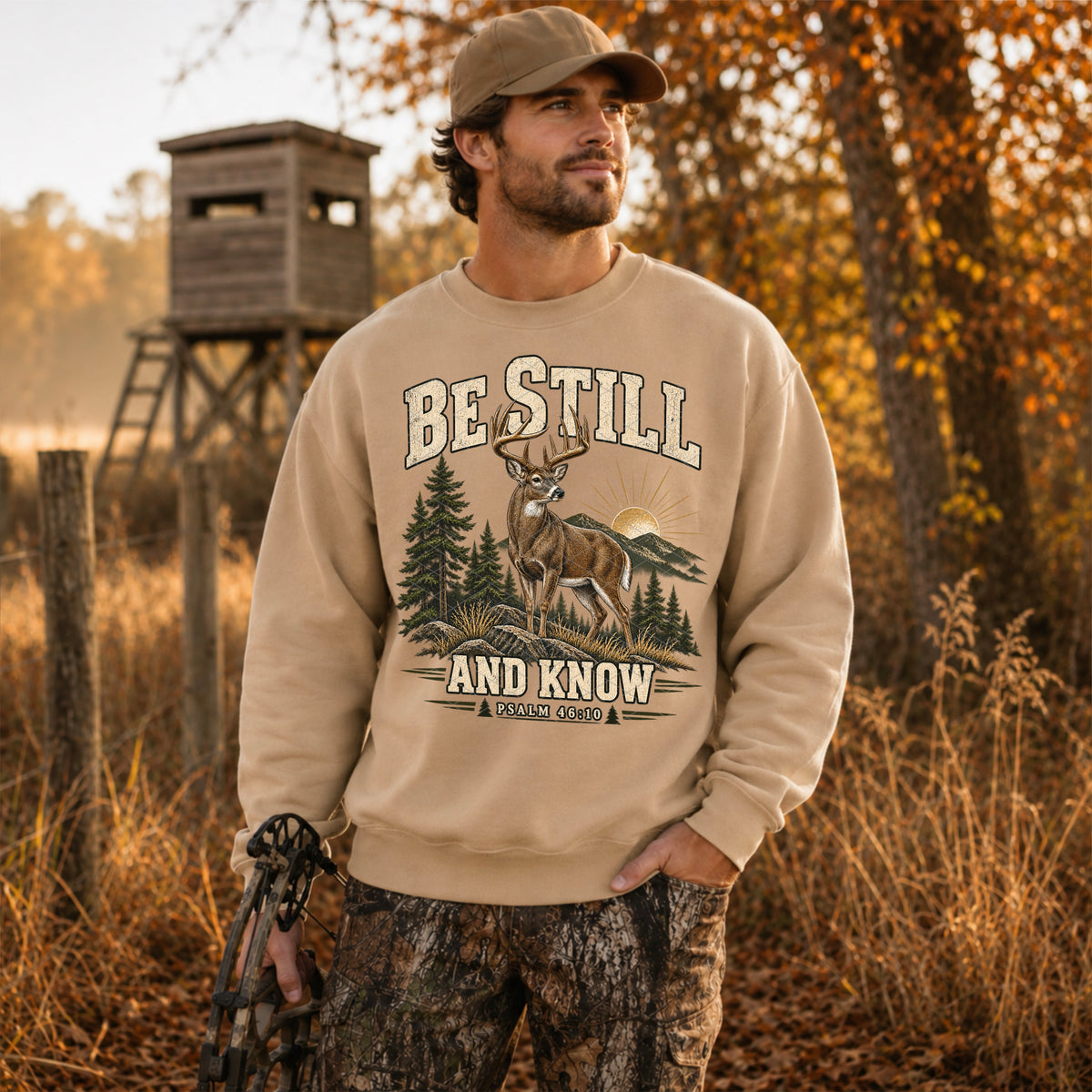 Be still and know deer (SDD) DTF Transfer