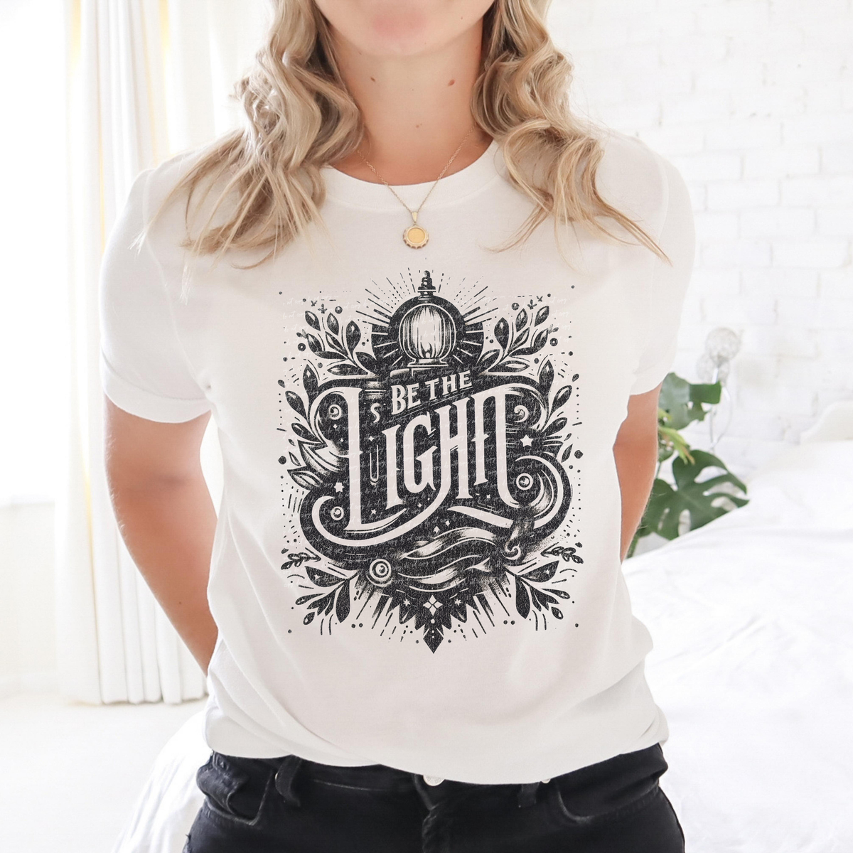 Be The Light Black Western 81104 DTF Transfer