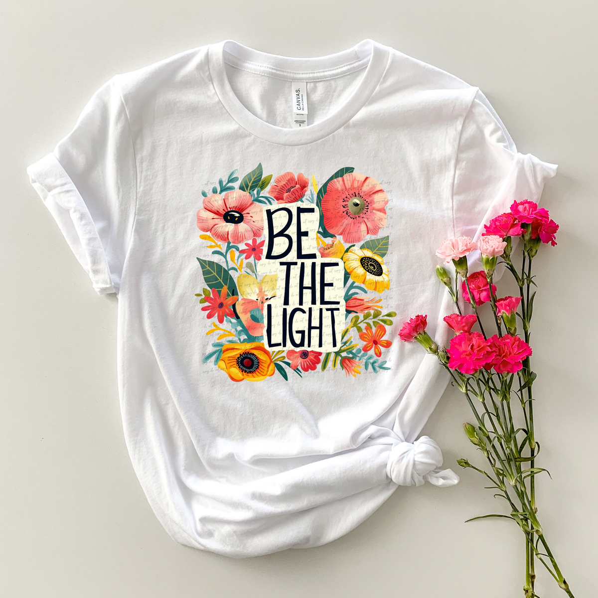 Be The Light Floral 76313 DTF Transfer