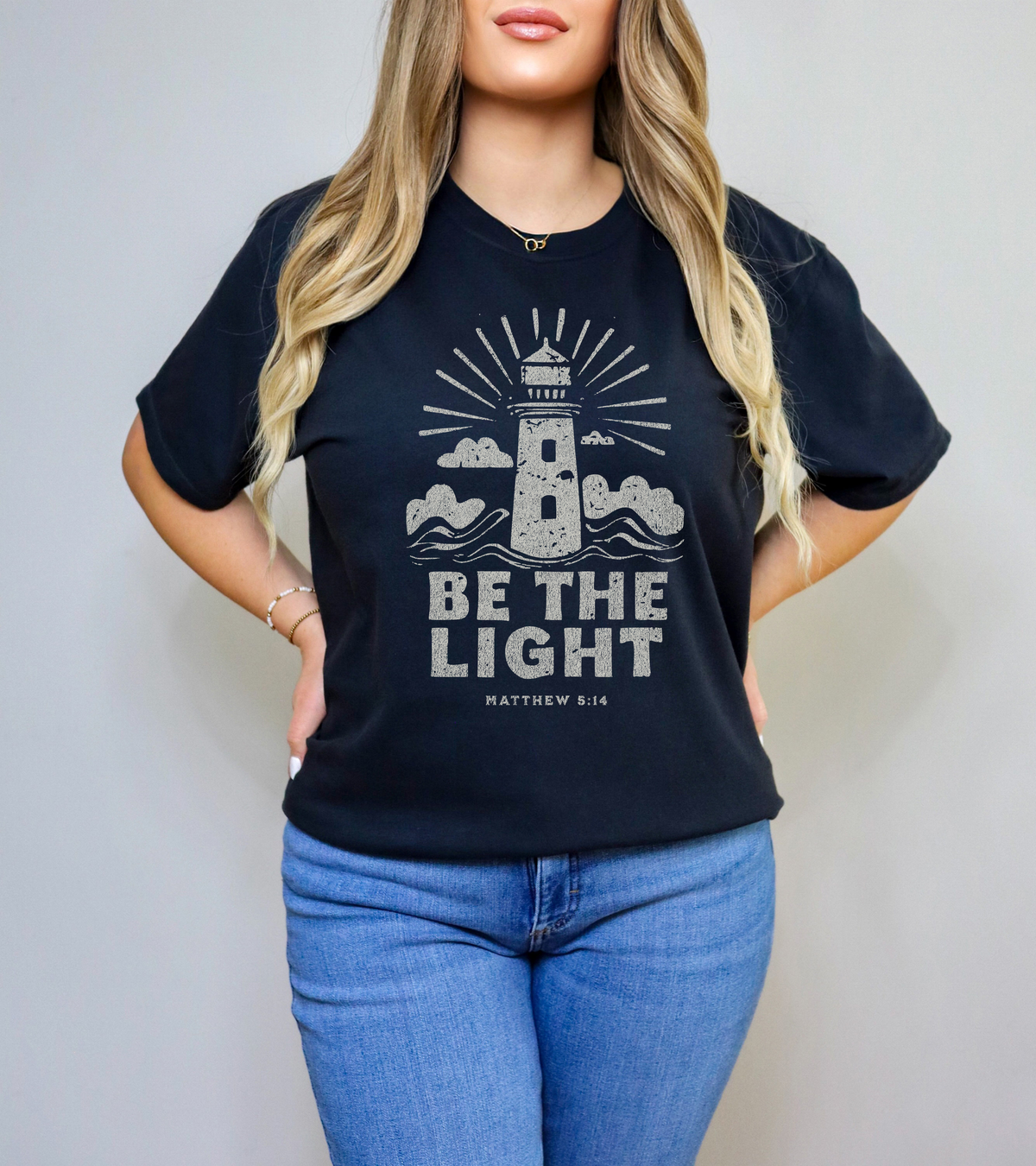 Be The Light WHITE 117668 DTF transfer