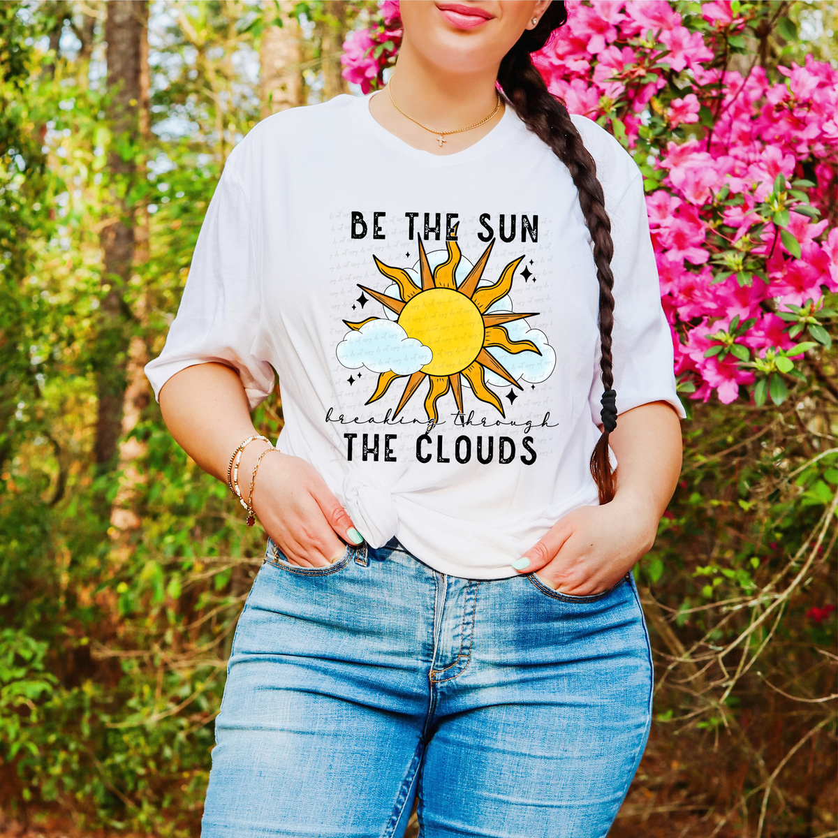 Be The Sun Breaking Through The Clouds 116792 DTF Transfer