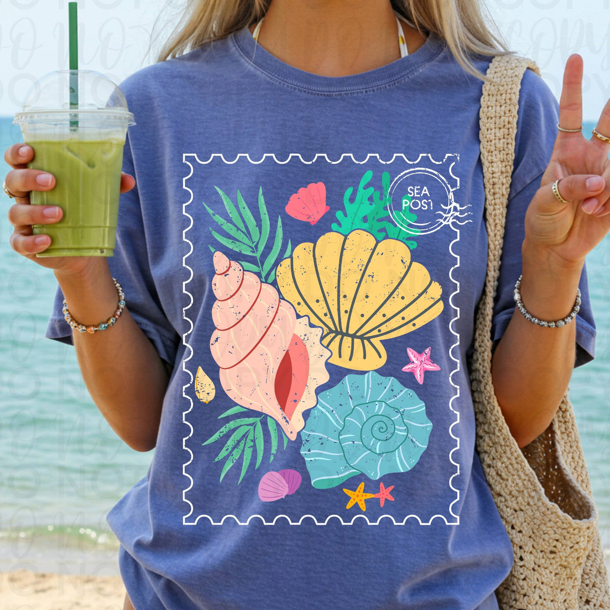 Beach stamp (UAC) Sunday Special DTF transfer