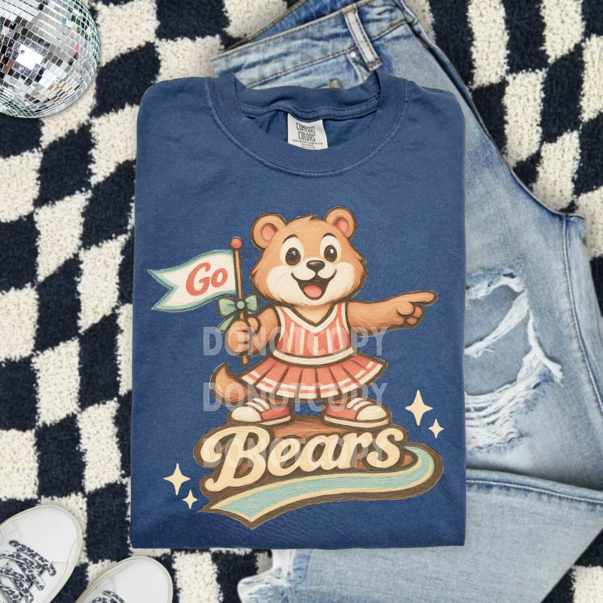 Go bears pink dress (CSG) DTF Transfer