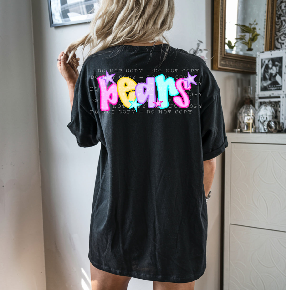 Bears With Stars - Neon 104715 DTF transfer