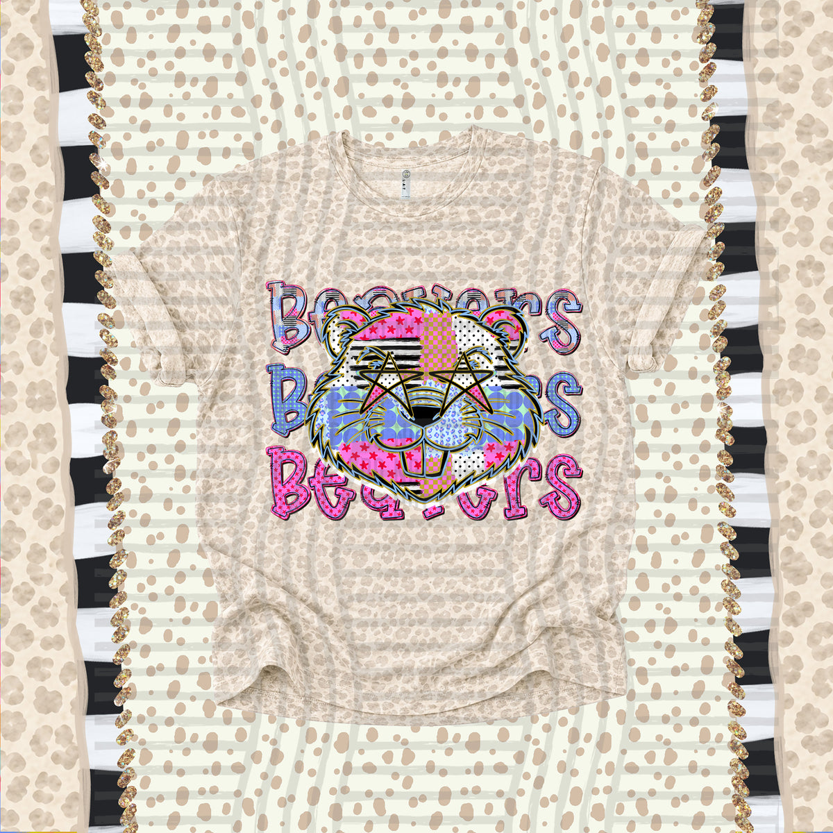 Beavers-Dolly Doodle Print (Caplinger) DTF Transfer