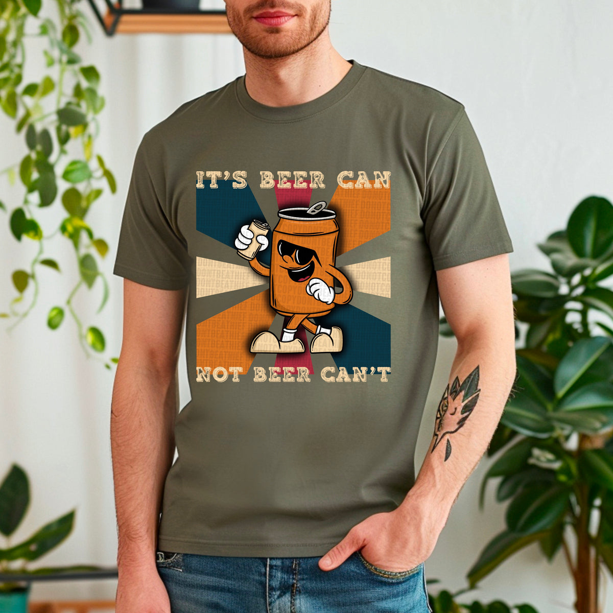 It's Beer Can Not Beer Can't 104296 DTF transfer