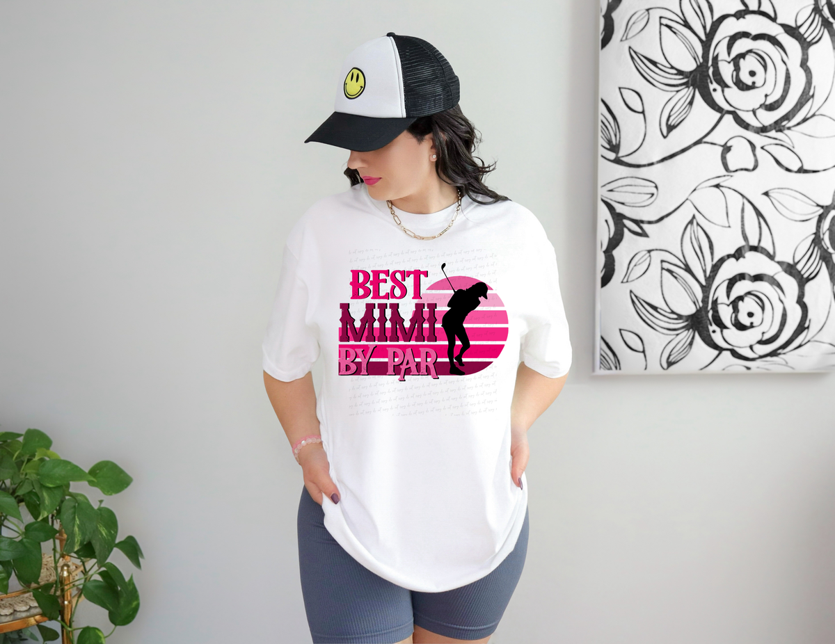 Best Mimi By Par Pink Retro 116794 DTF Transfer