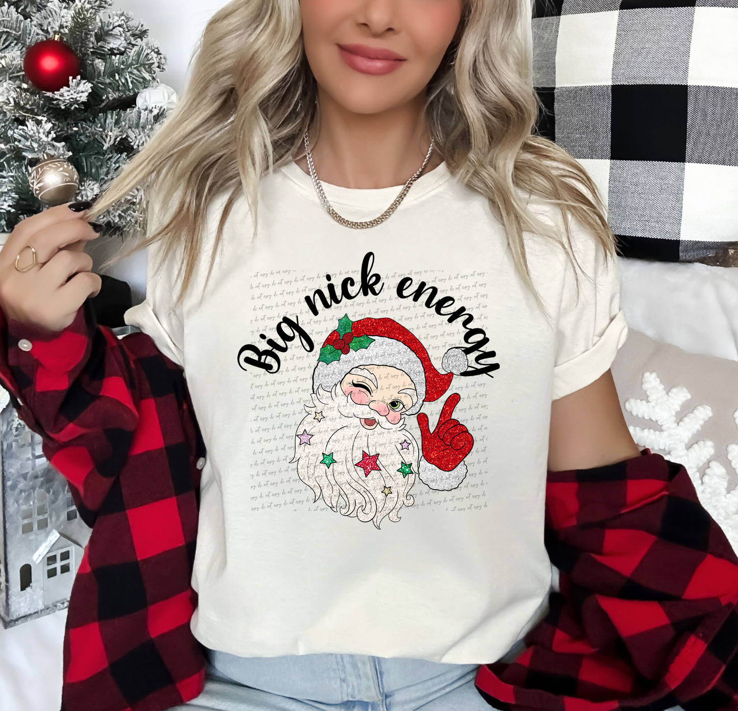 Big Nick Energy Santa 71652 DTF Transfer