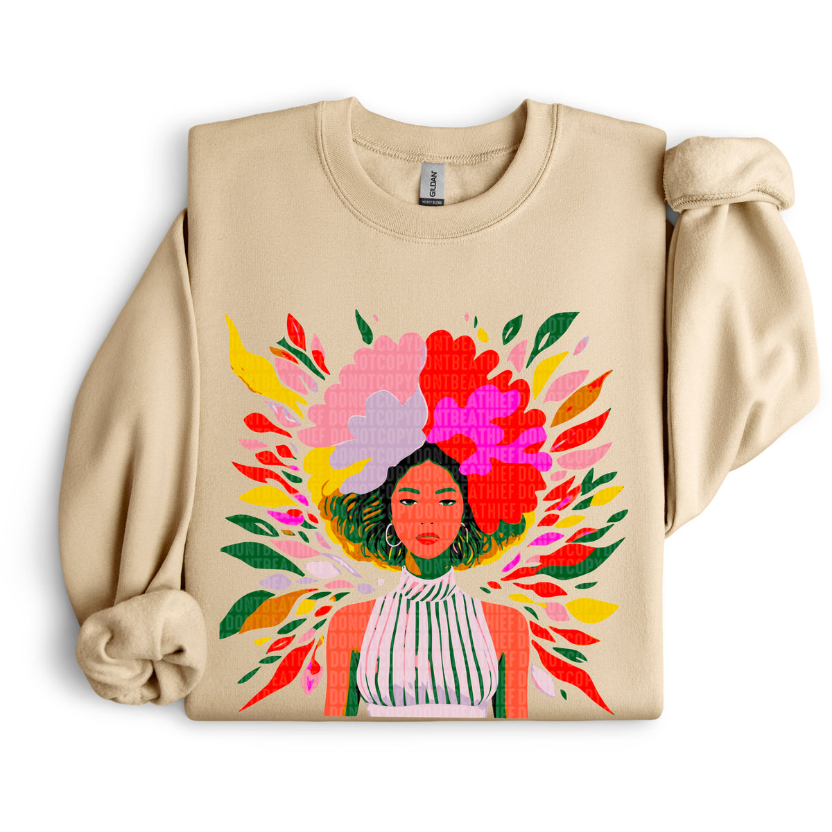 Abstract Woman 104480 DTF transfer