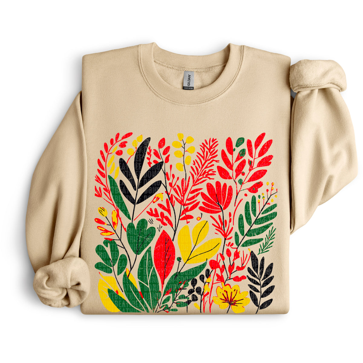 Colorful Flowers 104481 DTF transfer