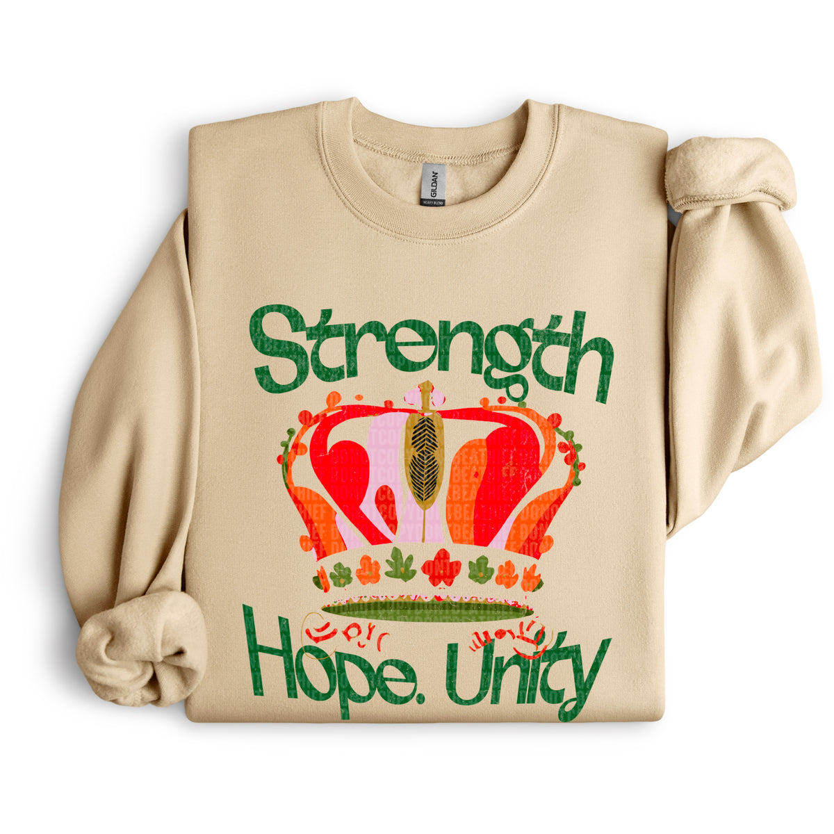 Strength Hope Unity Crown 104482 DTF transfer