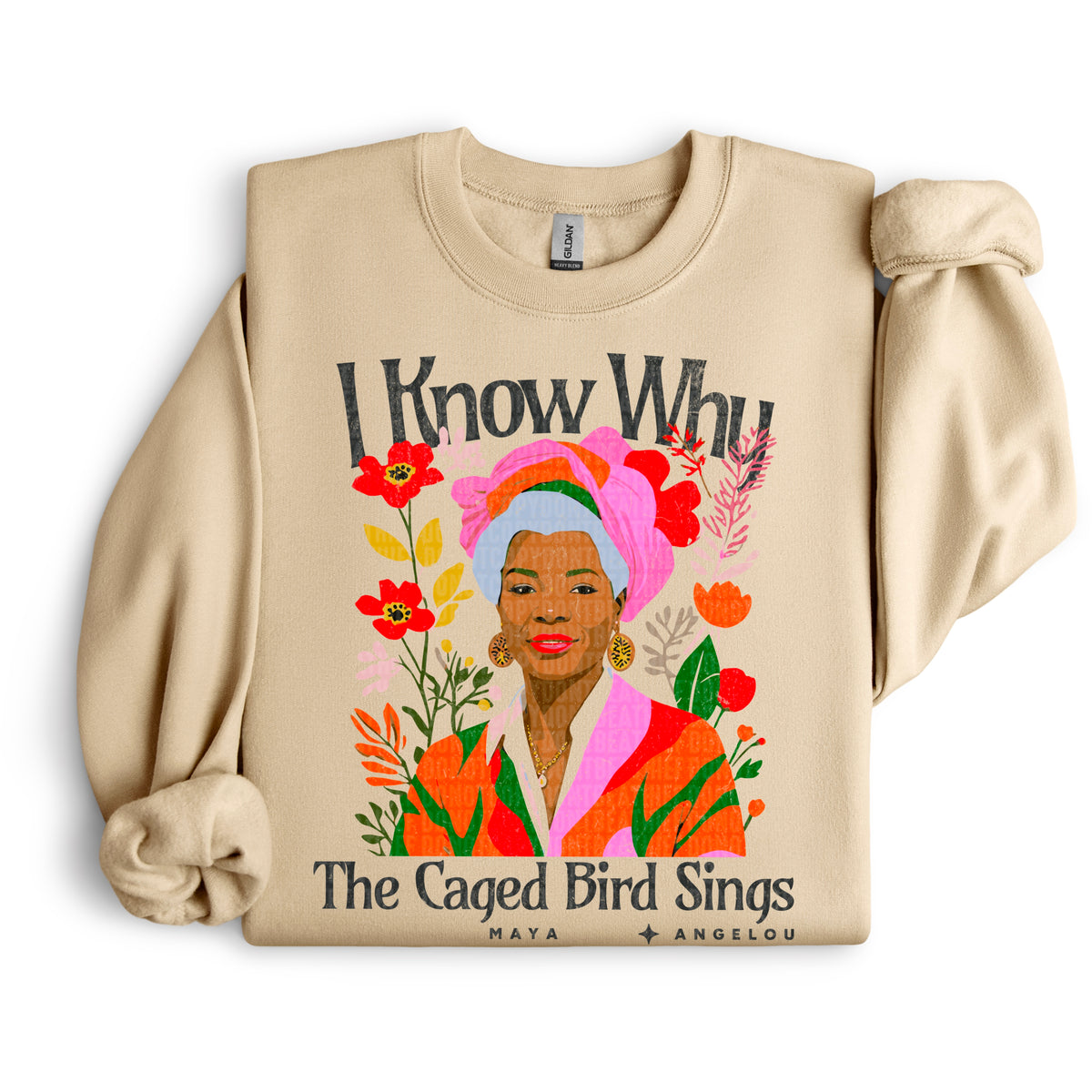 I Know Why The Caged Bird Sings MA 104486 DTF transfer