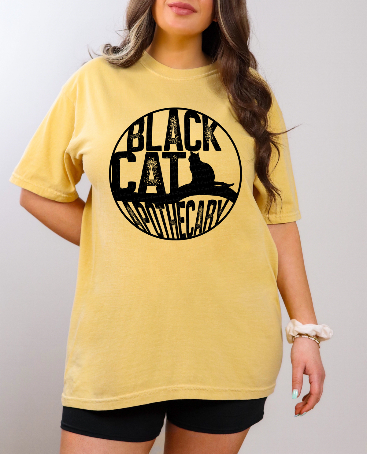 Black Cat Apothecary Round 116282 DTF Transfer