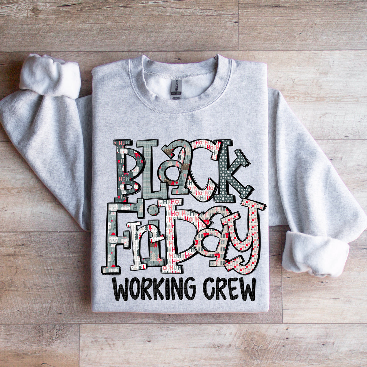 Black Friday working crew SDD 68645 DTF Transfer