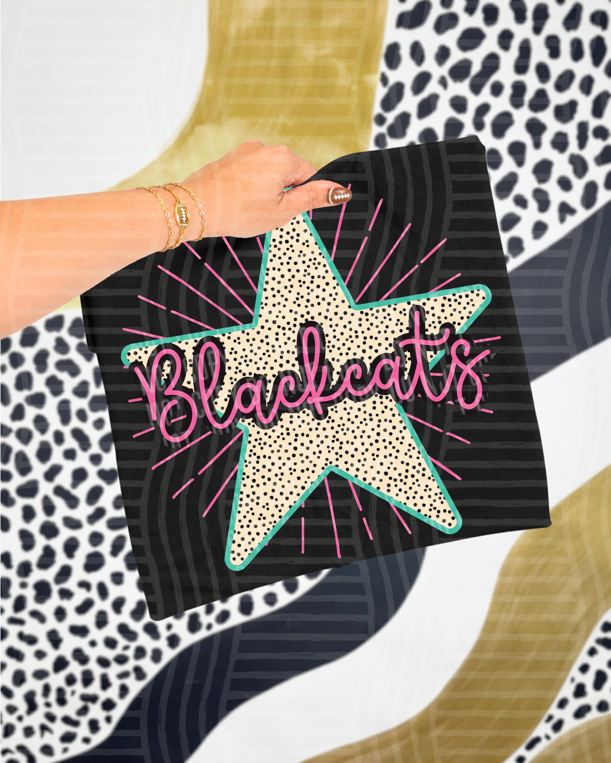 black cats starstruck (Caplinger) DTF transfer