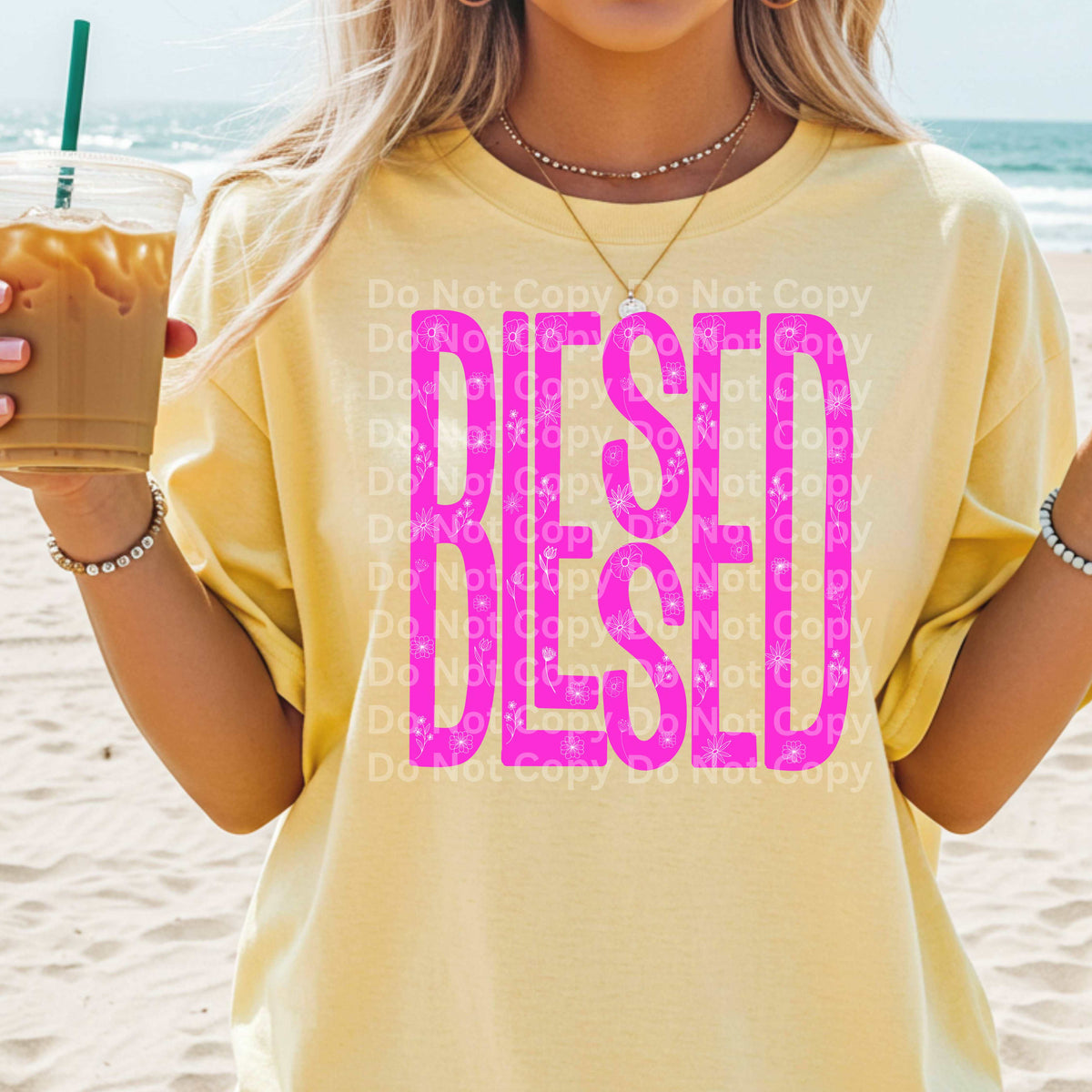 Blessed NO background (Irene) DTF Transfer
