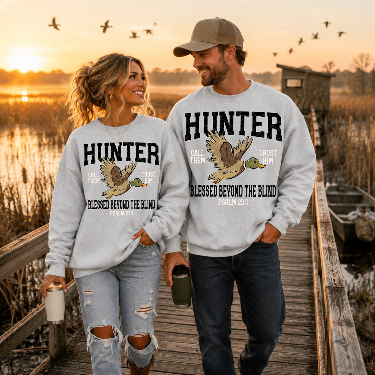 Hunter blessed beyond the blind (SDD) DTF Transfer