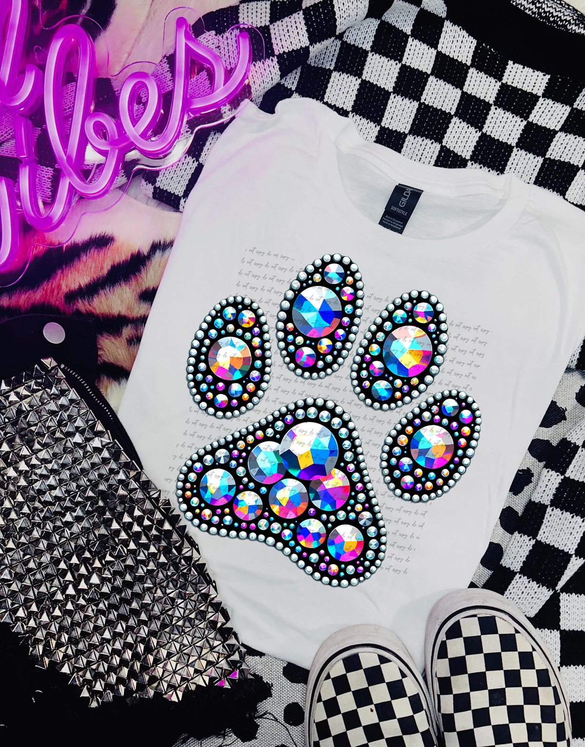 Bling Paw 51698 DTF transfer