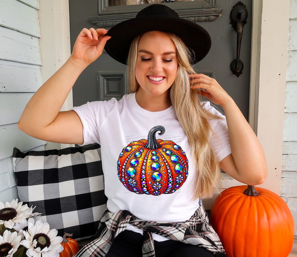 Bling Pumpkin 51699 DTF transfer