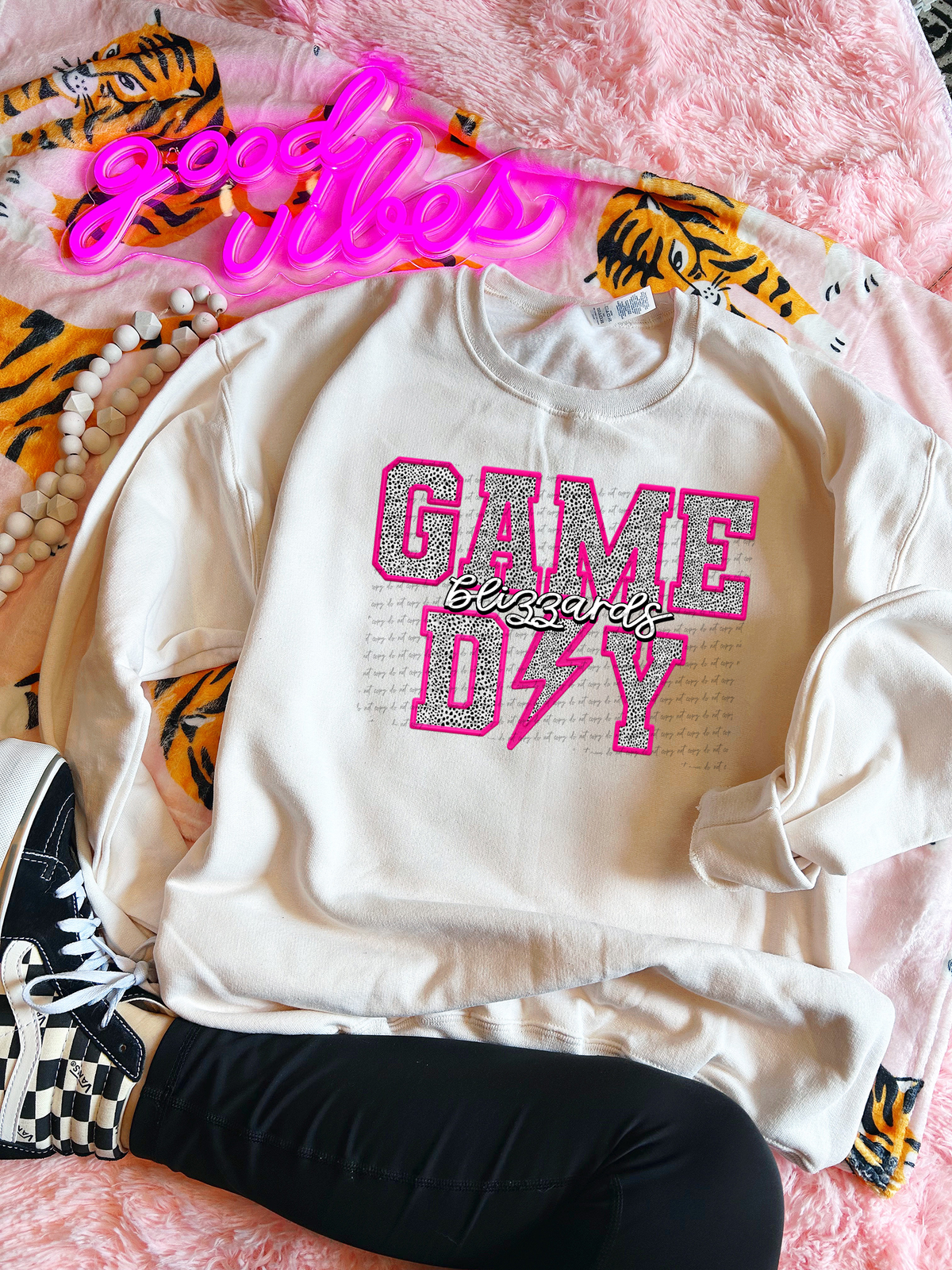Blizzards Faux Embroider Game Day 46644 DTF transfer