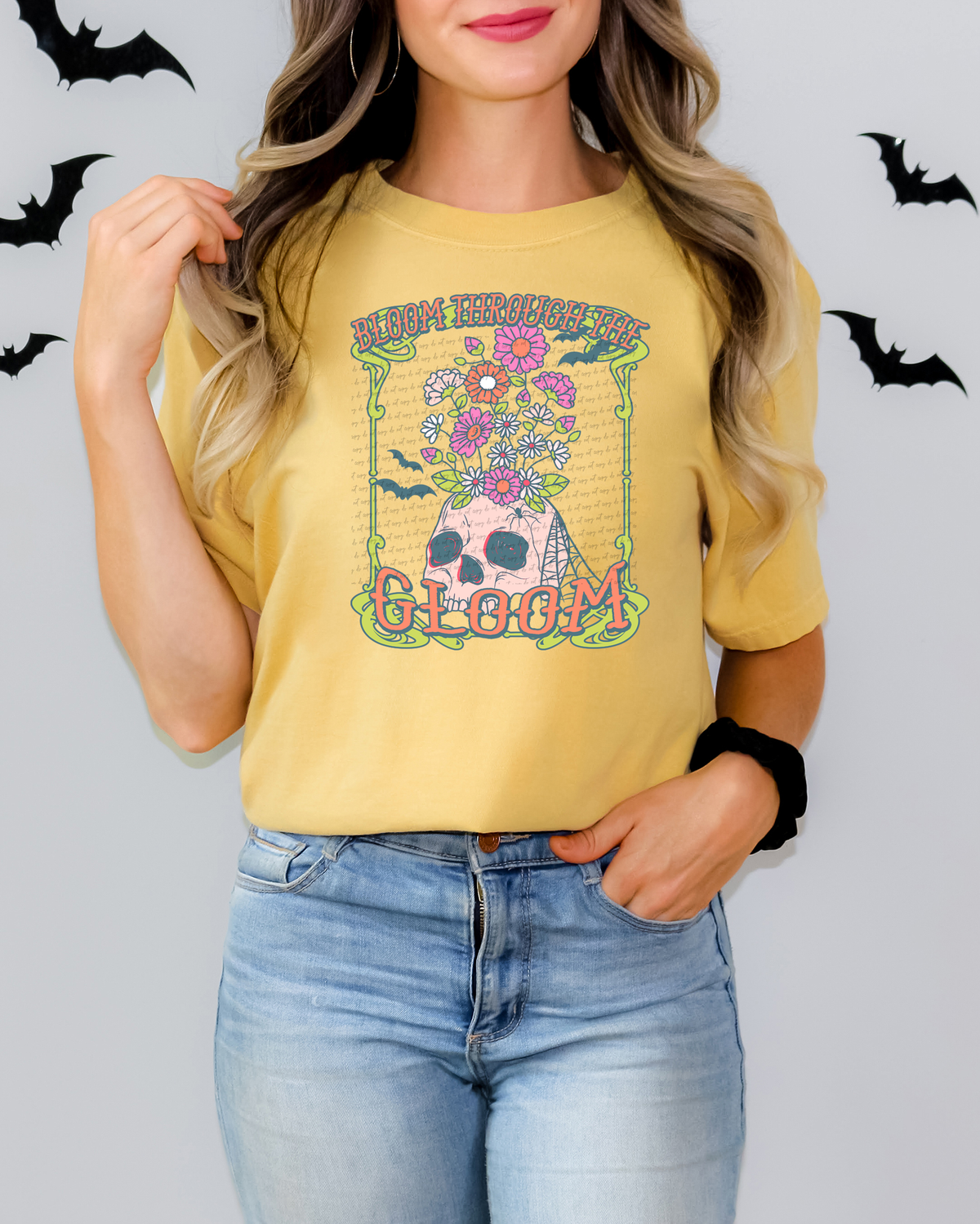 Bloom Through The Gloom 61974 DTF transfer