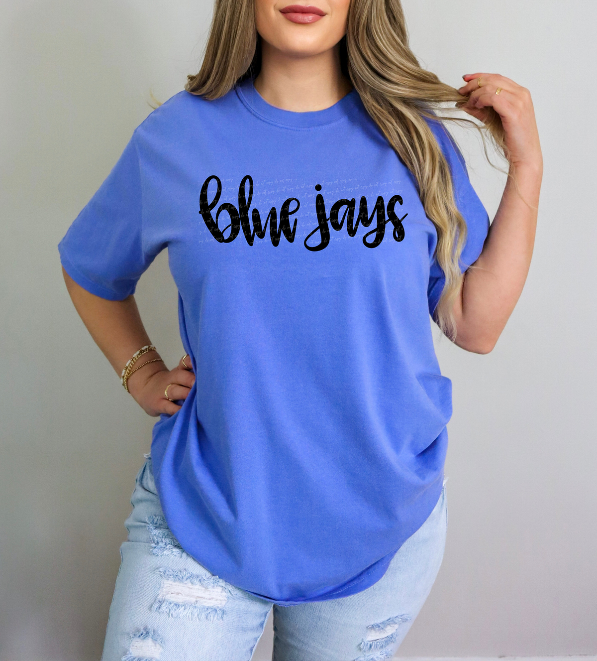 Blue Jays Hand Lettered 54011 DTF transfer