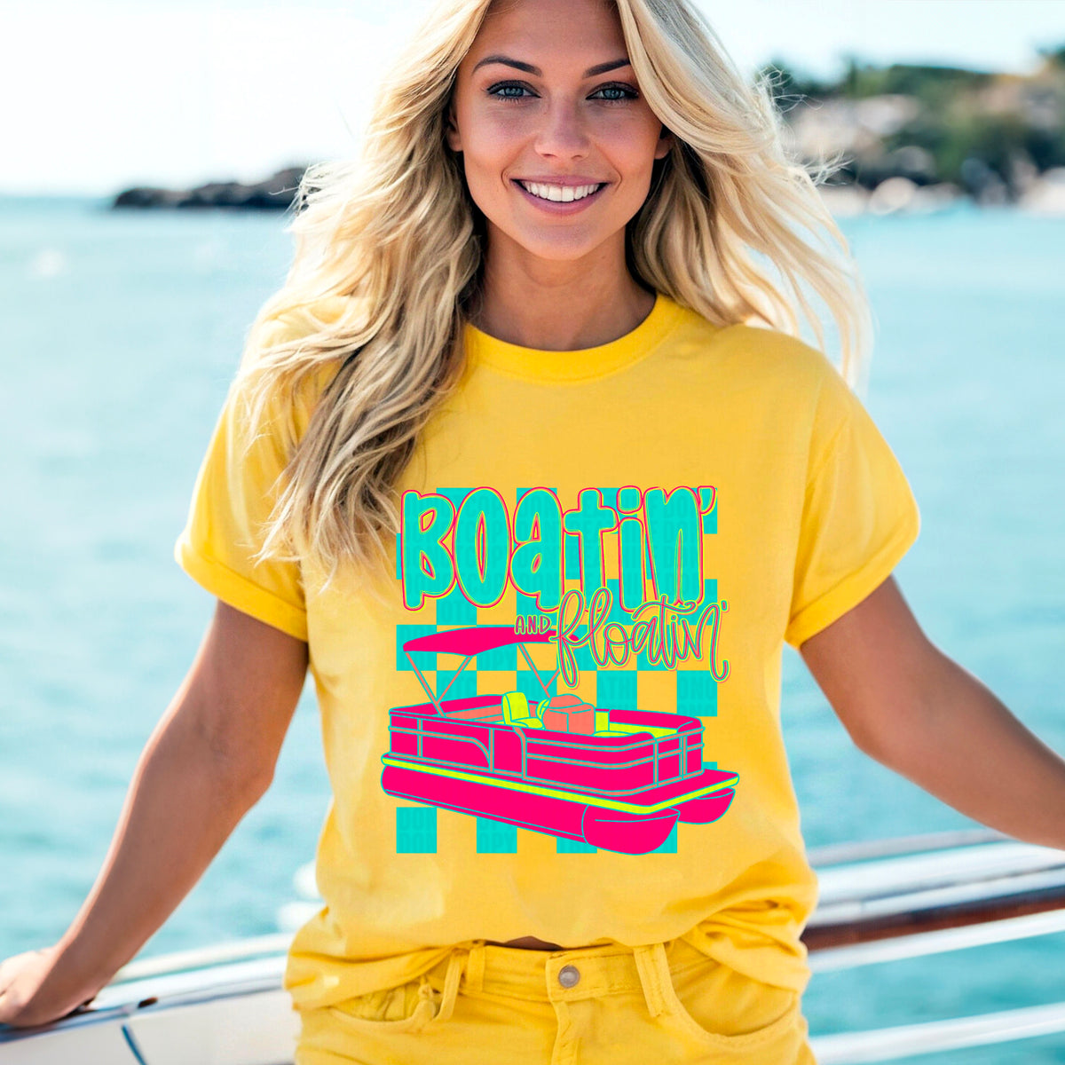 Boatin' and floatin' 103825 DTF transfer