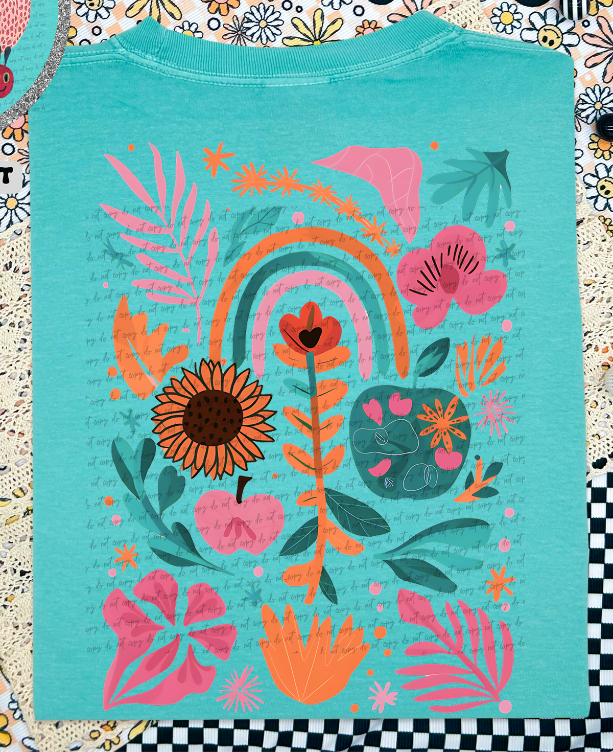 Boho Teacher Rainbow 81271 DTF Transfer