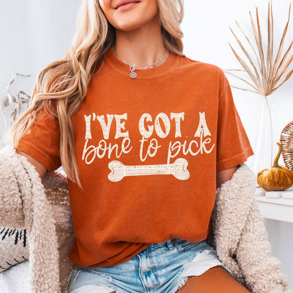 I've Got A Bone To Pick 104630 DTF transfer