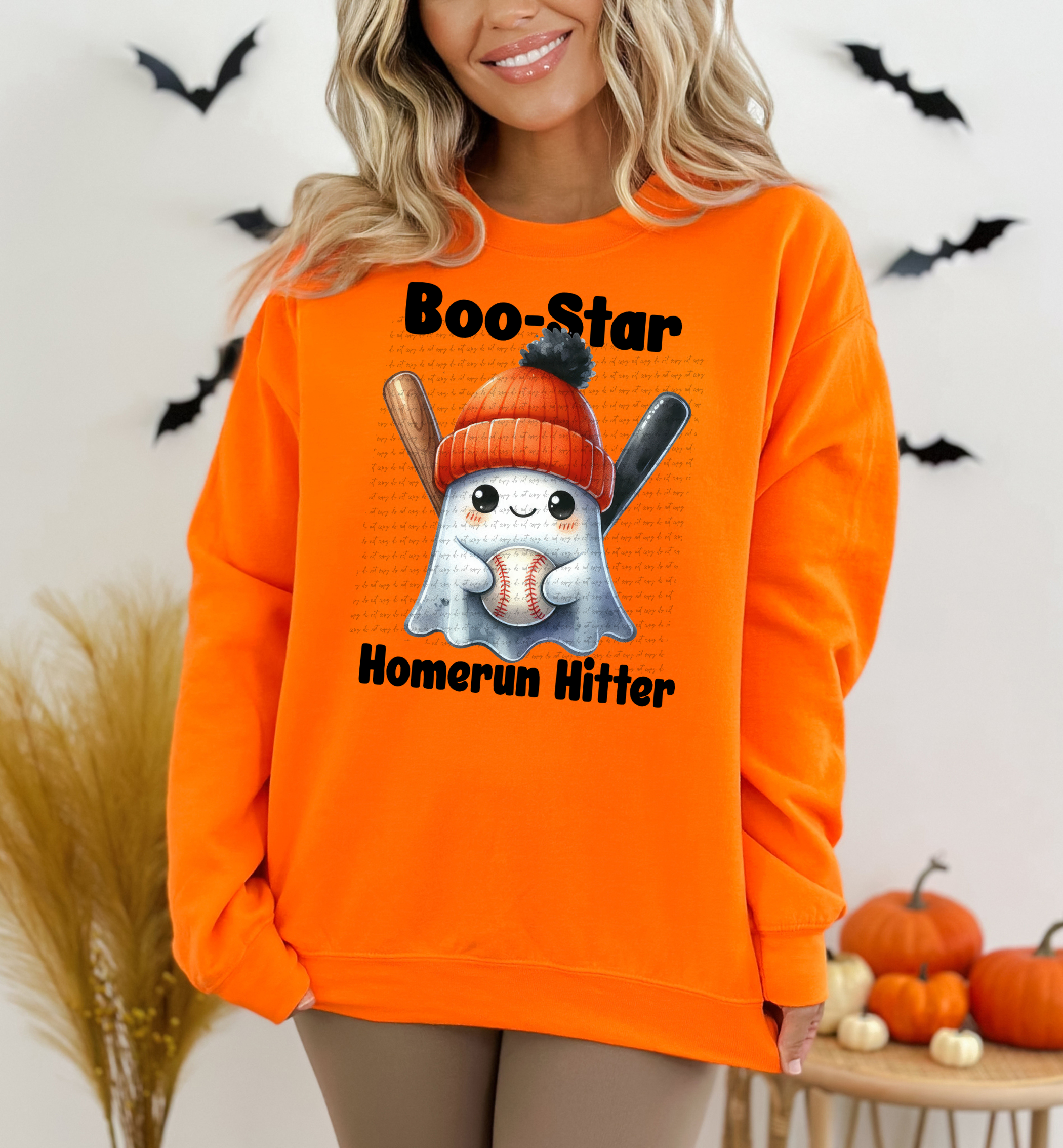 Boo Star Homerun Hitter 59390 DTF transfer – Mud & Grace Transfers
