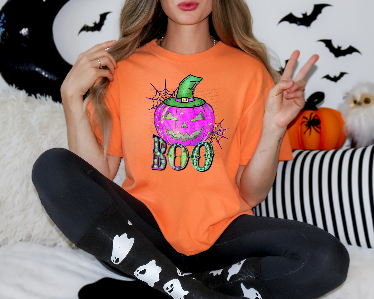 Boo Pumpkin Web 46650 DTF transfer