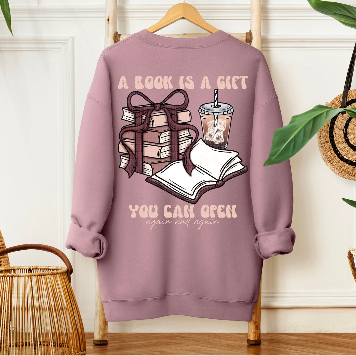 A Book Is A Gift You Can Open Again And Again 104299 DTF transfer