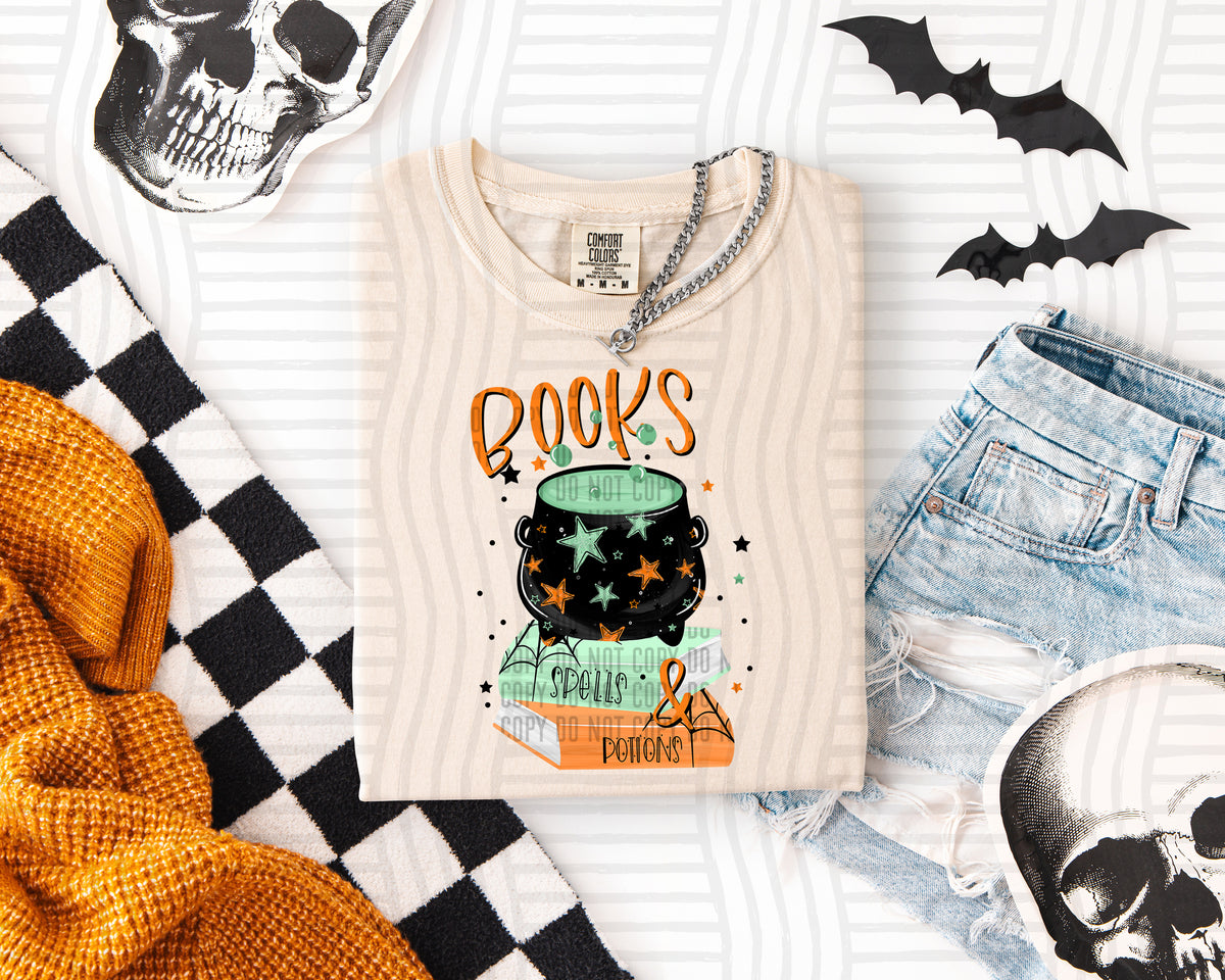 Books and spells (caplinger) DTF Transfer