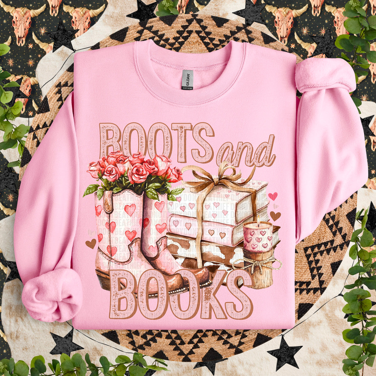 Boots And Books (SDD) 72653 DTF Transfer
