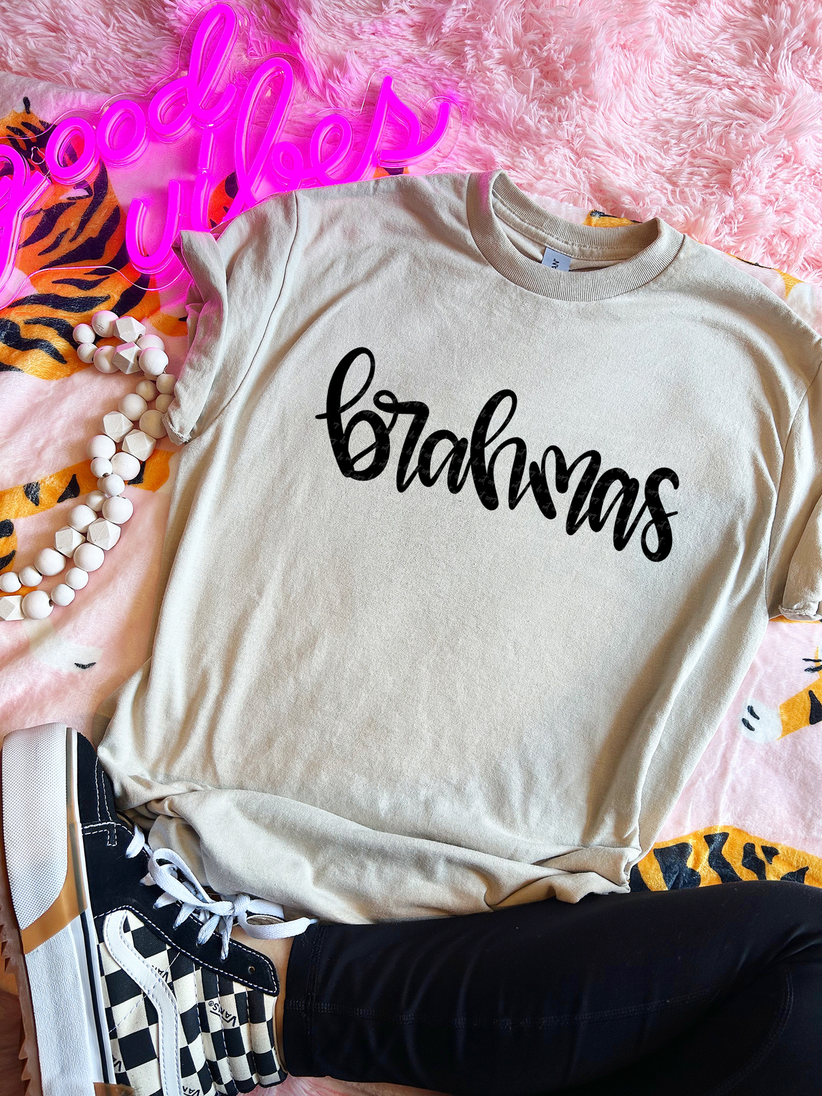 Brahmas Hand Lettered 54016 DTF transfer