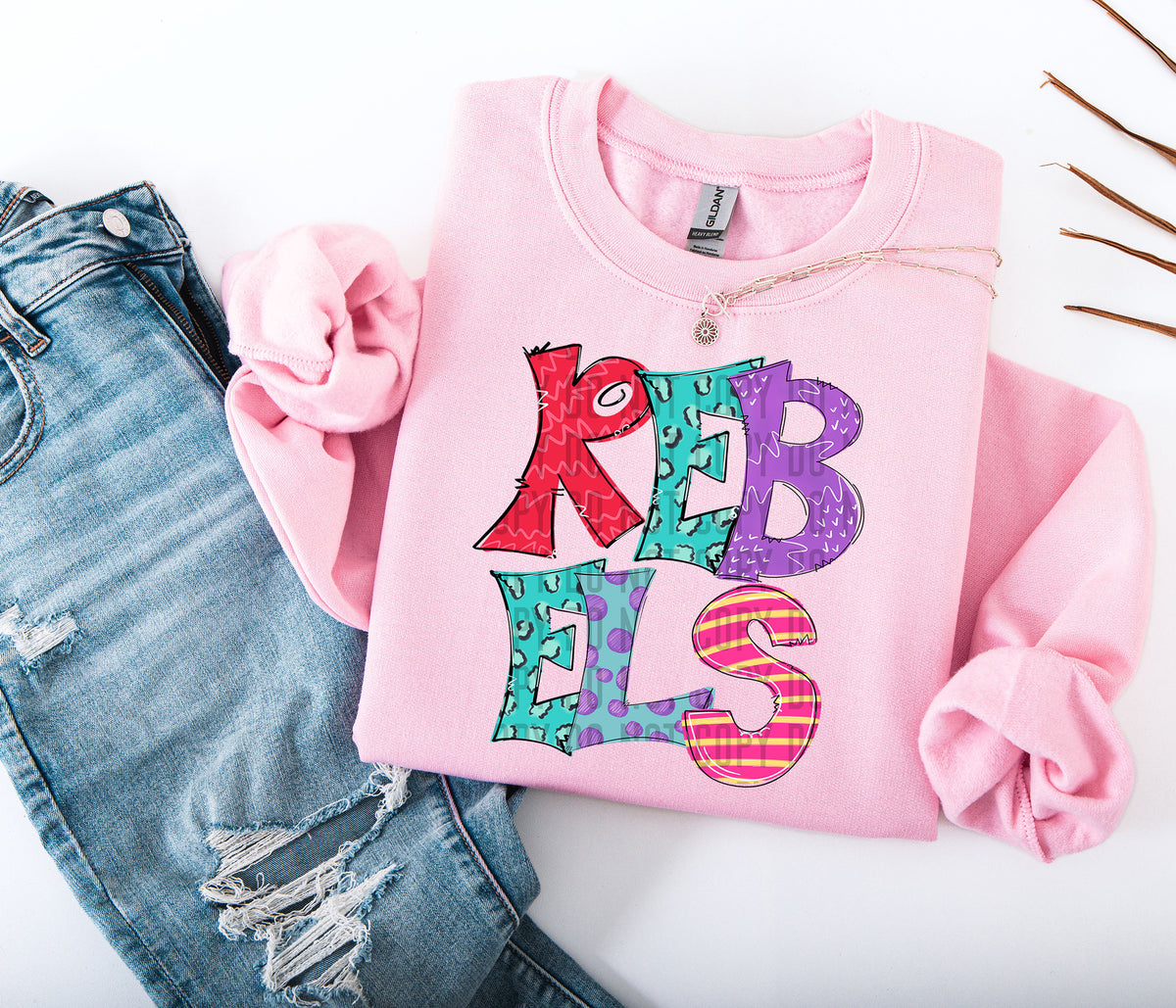 Bright Doodles Rebels 71425 DTF transfer