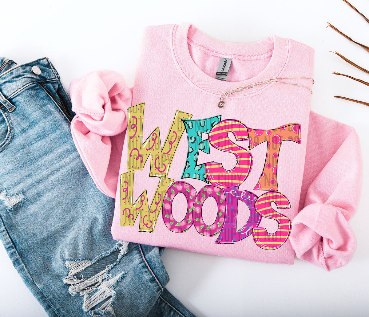 Bright Doodles Westwoods 71438 DTF transfer