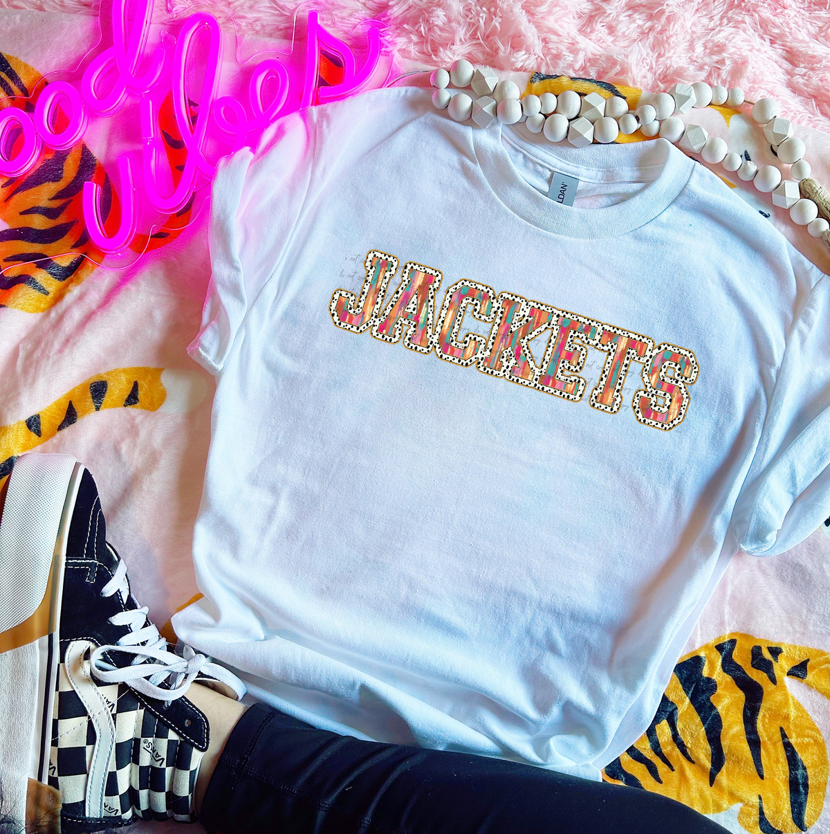 Brushstrokes Dots Jackets 71053 DTF transfer