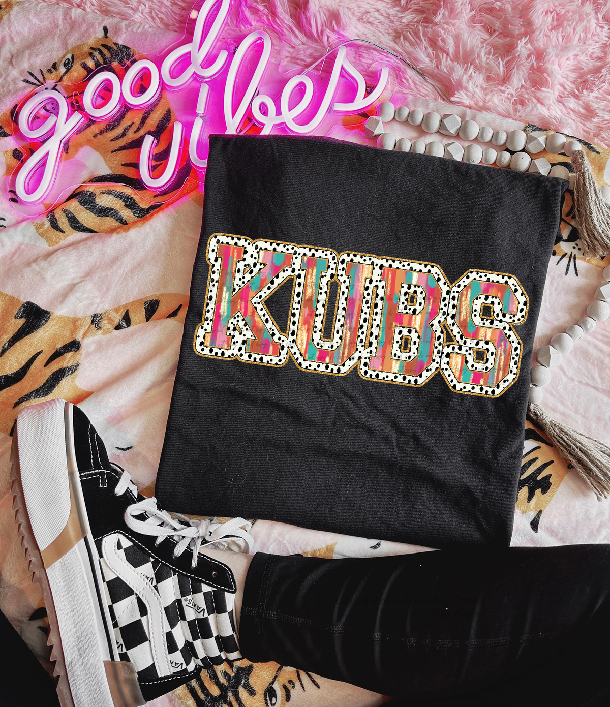 Brushstrokes Dots Kubs 71069 DTF transfer