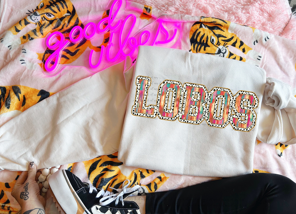 Brushstrokes Dots Lobos 71085 DTF transfer