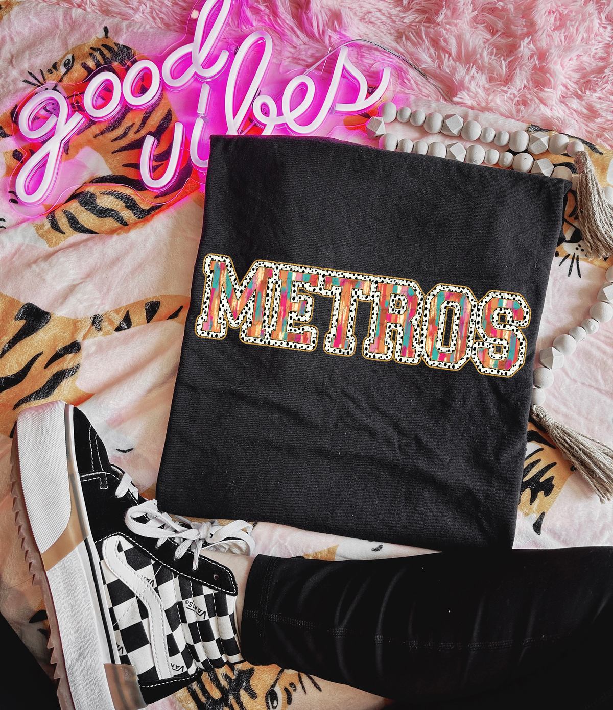 Brushstrokes Dots Metros 71097 DTF transfer