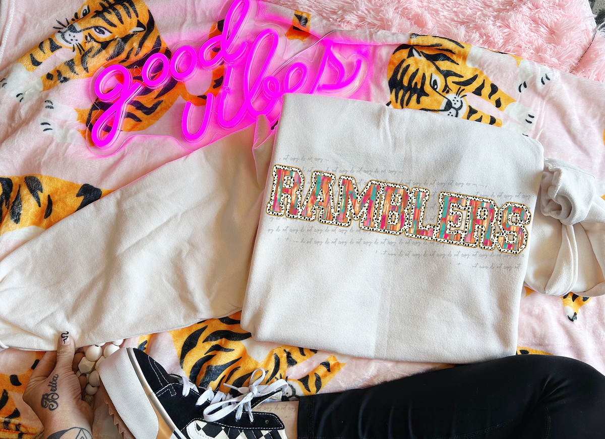 Brushstrokes Dots Ramblers 71167 DTF transfer