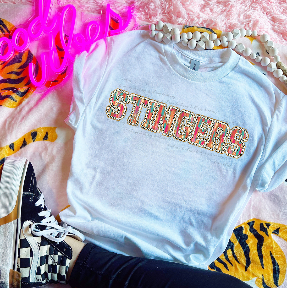 Brushstrokes Dots Stingers 71235 DTF transfer