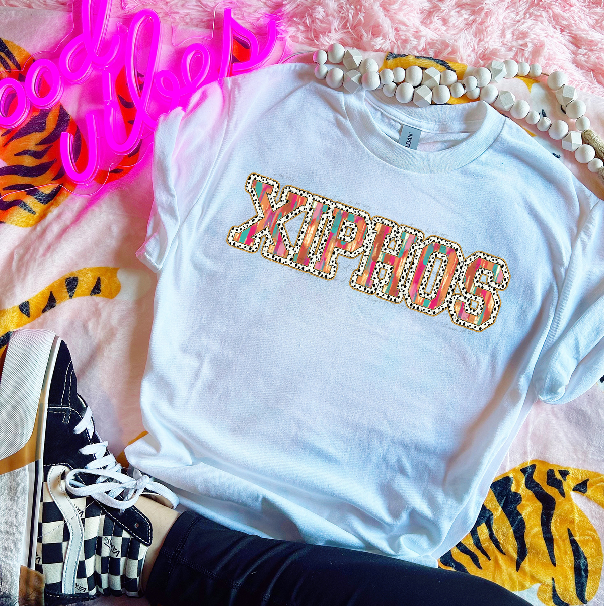 Brushstrokes Dots Xiphos 71317 DTF transfer